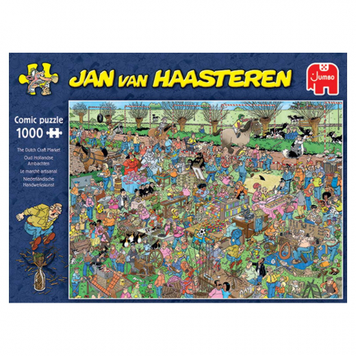 Jan van Haasteren The Dutch Craft Market 1000 brikker i gruppen PUSLESPIL / 1000 brikker hos Spelexperten (22-20046)