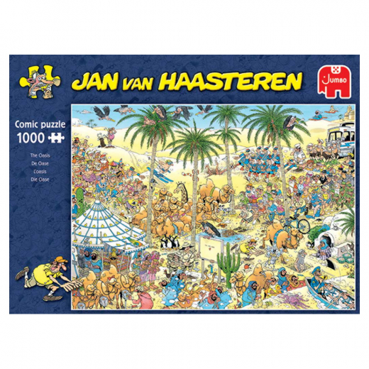Jan van Haasteren The Oasis 1000 brikker i gruppen PUSLESPIL / 1000 brikker hos Spelexperten (22-20048)