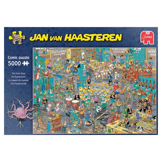 Jan van Haasteren The Music Shop 5000 Brikker i gruppen  hos Spelexperten (22-20050)