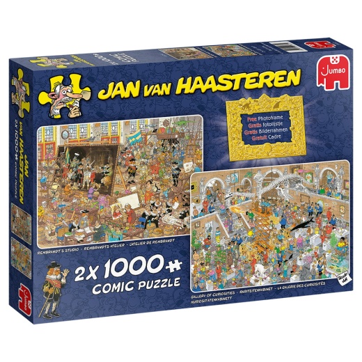 Jan Van Haasteren : A Trip to the Museum 2x1000 brikker i gruppen PUSLESPIL / 1000 brikker hos Spelexperten (22-20052)