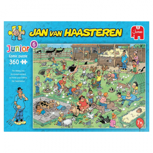 Jan van Haasteren The Petting Zoo 360 Brikker i gruppen PUSLESPIL / < 750 brikker hos Spelexperten (22-20063)