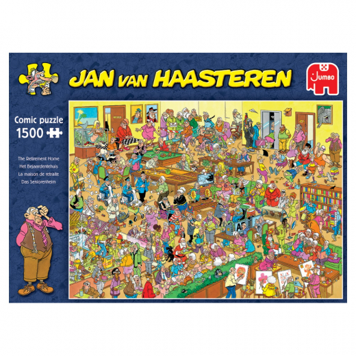 Jan Van Haasteren The Retirement Home 1500 Brikker i gruppen PUSLESPIL / 1500 brikker hos Spelexperten (22-20068)