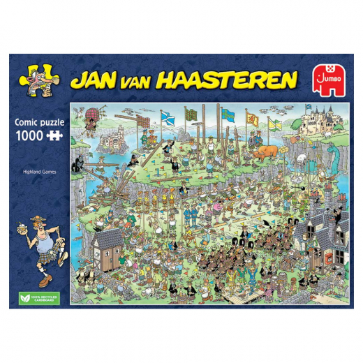 Jan van Haasteren Highland Games 1000 Brikker i gruppen PUSLESPIL / 1000 brikker hos Spelexperten (22-20069)