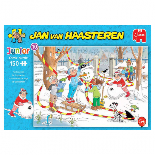 Jan van Haasteren The Snowman 150 Brikker i gruppen PUSLESPIL / < 750 brikker hos Spelexperten (22-20081)
