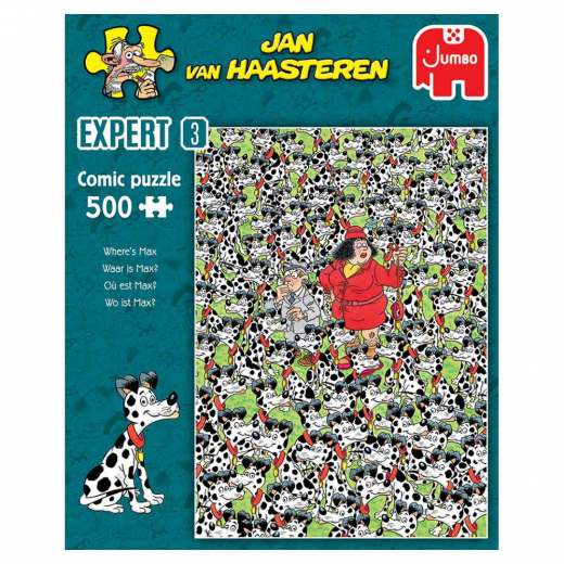 Jan van Haasteren Where's Max 500 Brikker i gruppen  hos Spelexperten (22-20091)