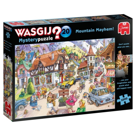 Wasgij? Mystery #20 Mountain Mayhem! 1000 brikker i gruppen  hos Spelexperten (22-25002)