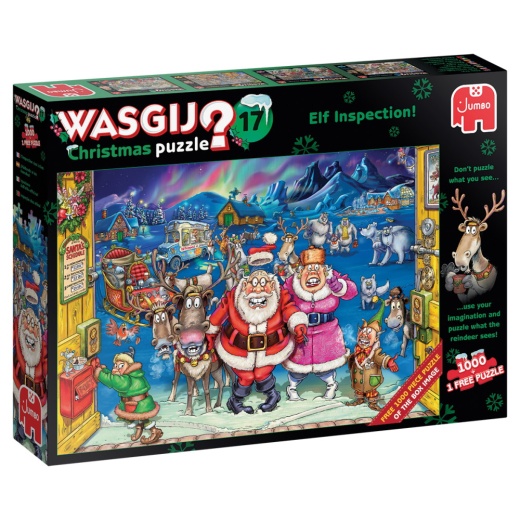 Wasgij? Christmas #17 Elf Inspection! 2x1000 Brikker i gruppen  hos Spelexperten (22-25003)