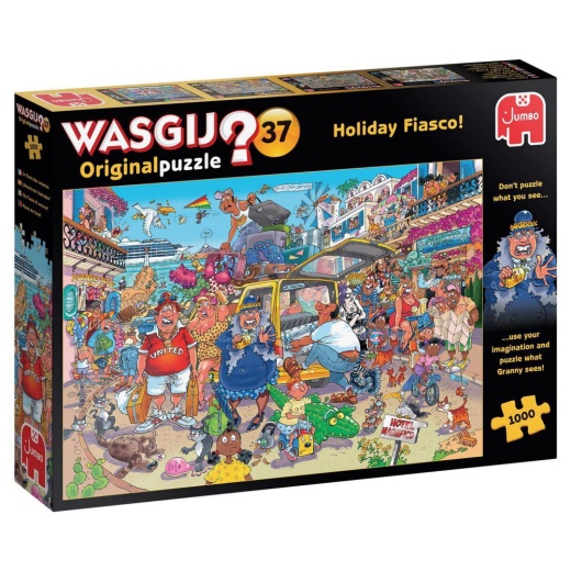 Wasgij? Original #37 Holiday Fiasco! 1000 Brikker i gruppen PUSLESPIL / Wasgij hos Spelexperten (22-25004)