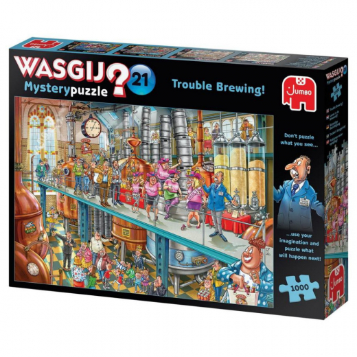 Wasgij? Mystery #21 - Trouble Brewing! 1000 Brikker i gruppen PUSLESPIL / Wasgij hos Spelexperten (22-25006)