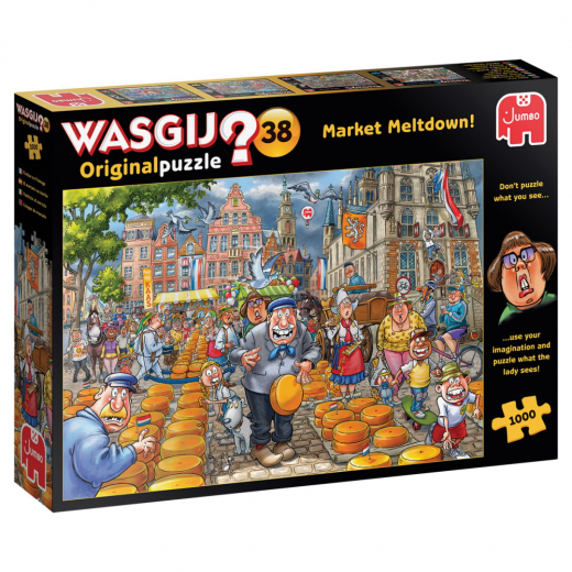 Wasgij? Original #38 Market Meltdown! 1000 Brikker i gruppen PUSLESPIL / Wasgij hos Spelexperten (22-25010)