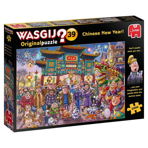 Wasgij? Original #39 Chinese New Year! 1000 Brikker i gruppen PUSLESPIL / 1000 brikker hos Spelexperten (22-25011)