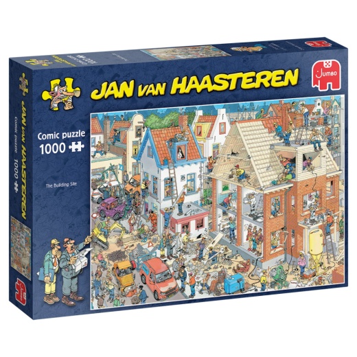 Jan van Haasteren The Building Site 1000 brikker i gruppen  hos Spelexperten (22-81911)