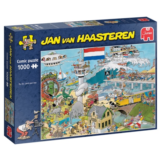 Jan van Haasteren By Land, Air and Sea 1000 brikker i gruppen  hos Spelexperten (22-81912)