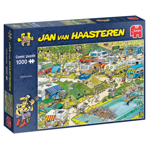 Jan van Haasteren Camping Chaos 1000 brikker
