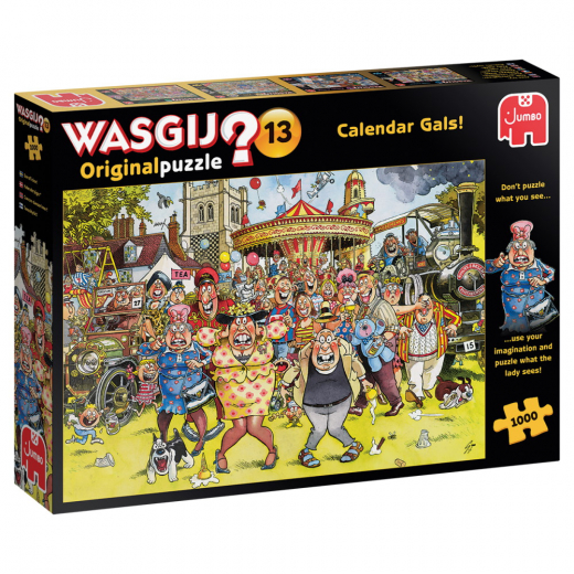 Wasgij? Original #13 Calendar Gals! 1000 Brikker i gruppen  hos Spelexperten (22-82045)