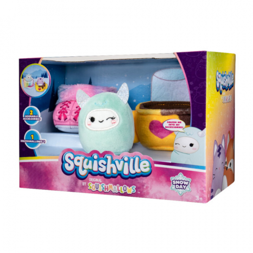 Squishville - Tilbehørssæt Snow Day i gruppen LEGETØJ / Tøjdyr / Squishmallows hos Spelexperten (2210057-317)