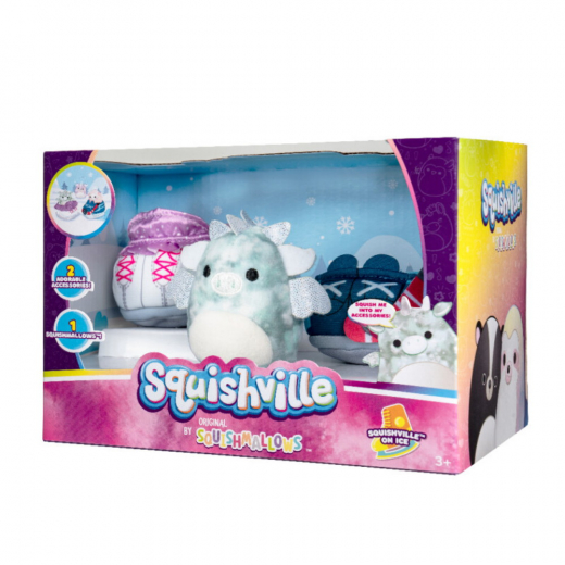 Squishville - Tilbehørssæt Squishville on Ice i gruppen LEGETØJ / Tøjdyr / Squishmallows hos Spelexperten (2210057-318)