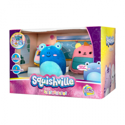 Squishville - Tilbehørssæt Back to School i gruppen LEGETØJ / Tøjdyr / Squishmallows hos Spelexperten (2210057-319)