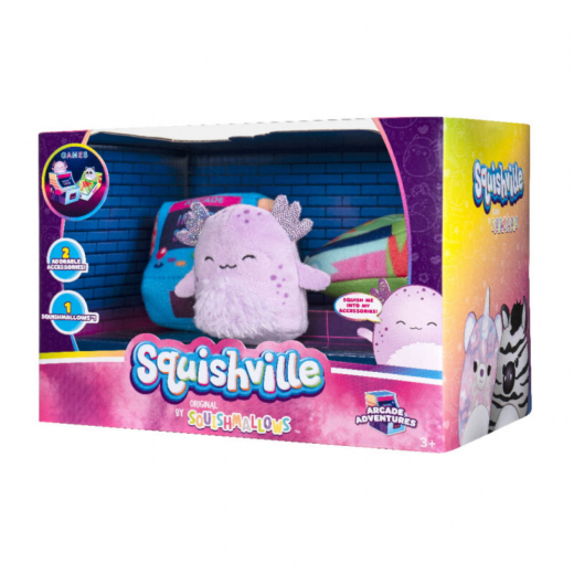 Squishville - Tilbehørssæt Arcade Adventures i gruppen LEGETØJ / Tøjdyr / Squishmallows hos Spelexperten (2210057-322)