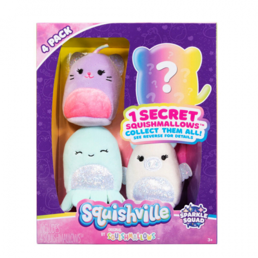 Squishville - 4-Pack Sparkle Squad i gruppen  hos Spelexperten (2210077-0327)
