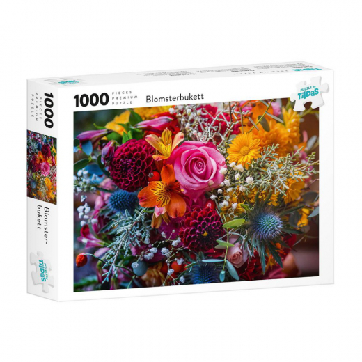 Tildas: Blomsterbukett 1000 Brikker i gruppen PUSLESPIL / 1000 brikker hos Spelexperten (24-231010)