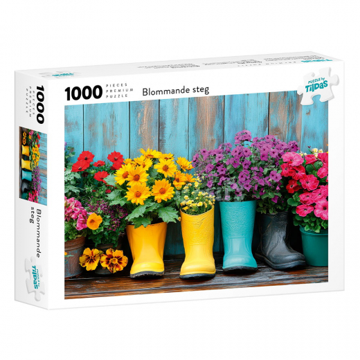 Tildas: Blomstrende rose 1000 Brikker i gruppen PUSLESPIL / 1000 brikker hos Spelexperten (24-251021)