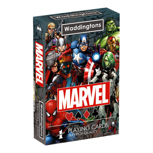 Waddingtons Marvel spille kort i gruppen SELSKABSSPIL / Poker & casino / Design hos Spelexperten (24419)