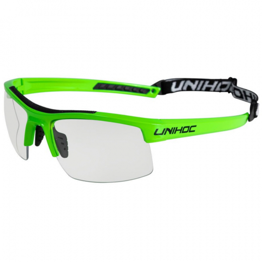 Unihoc - Eyewear Energy Junior Neon Green i gruppen Nyheder hos Spelexperten (24474)