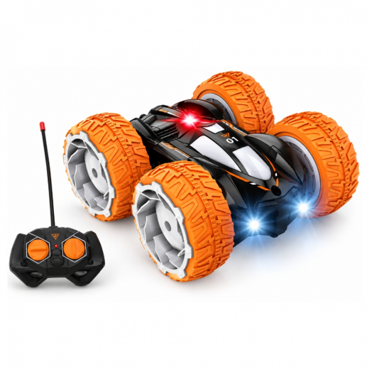 Rc Beast -Radiobil Flip Stunt Sort 1:24 i gruppen LEGETØJ / RC hos Spelexperten (24562B1)