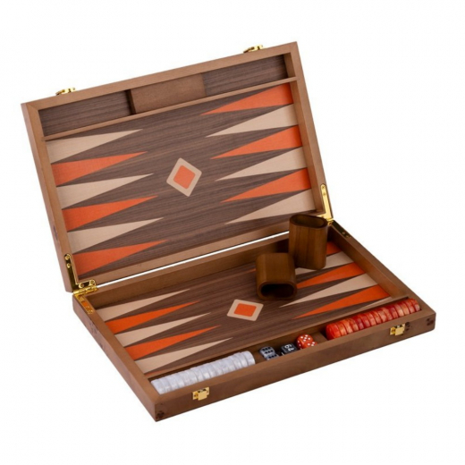 Engelhart Backgammon Medium i gruppen SELSKABSSPIL / Backgammon hos Spelexperten (250548)