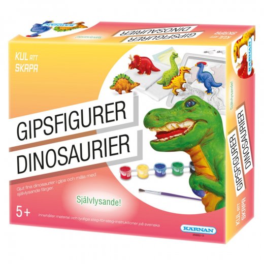 Kul Att Skapa - Gipsfigurer Dinosaurier i gruppen LEGETØJ / Skab & mal hos Spelexperten (250652)