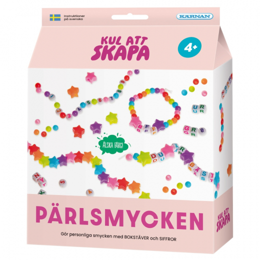 Kul att skapa - Perlesmykker Bogstaver og tal i gruppen LEGETØJ / Skab & mal hos Spelexperten (250677)