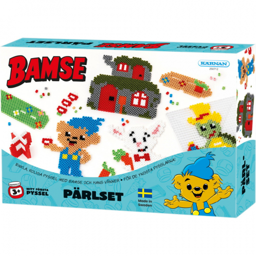 Sjov at være kreativ - Perleplader med bamse i gruppen LEGETØJ / Skab & mal hos Spelexperten (250712)