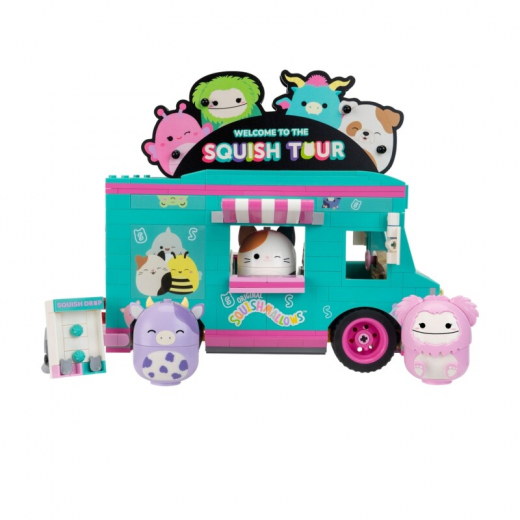 BLDR Squishmallows Stort Squish Tour Van legesæt i gruppen LEGETØJ / Figurer og legesæt hos Spelexperten (2520098)