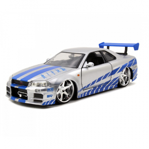 Fast & Furious 2002 Nissan Skyline 1:24 i gruppen LEGETØJ / Legetøjskøretøjer hos Spelexperten (253203044)