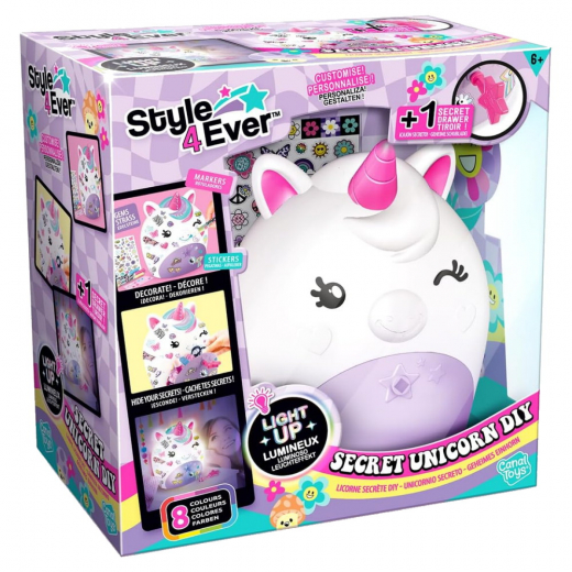 Style 4 Ever Kawaii Secret Unicorn DIY i gruppen LEGETØJ / Skab & mal hos Spelexperten (26301)