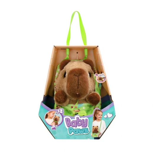 Baby Paws Capybara 24 cm i gruppen LEGETØJ / Interaktivt legetøj hos Spelexperten (264-928077)