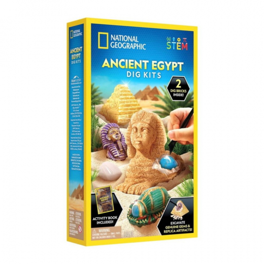 National Geographic Udhulningssæt Det gamle Egypten i gruppen LEGETØJ / Opfind & eksperiment hos Spelexperten (29-2469)