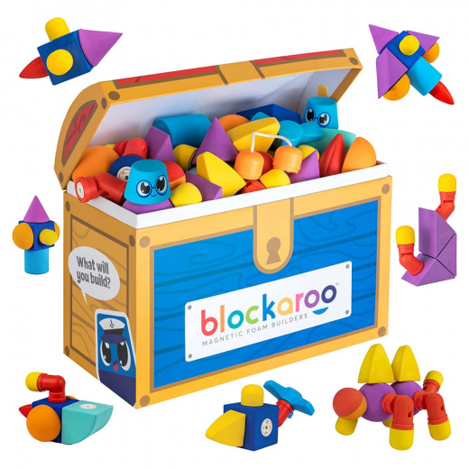 Blockaroo Treasure Box 100 dele i gruppen LEGETØJ / Byggeklodser hos Spelexperten (301007)