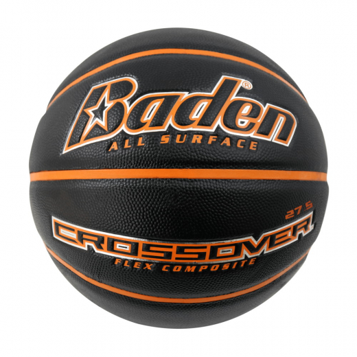 Baden Crossover Basketball Black/Orange sz 5 i gruppen UDENDØRSSPIL / Basketball hos Spelexperten (303000505)