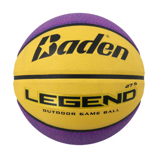 Baden Legend Basketball Purple/Yellow sz 5 i gruppen UDENDØRSSPIL / Basketball hos Spelexperten (303000805)