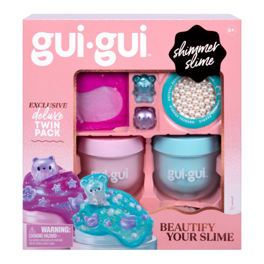 Gui Gui Deluxe 2-pack Slime  i gruppen LEGETØJ / Skab & mal hos Spelexperten (30644)