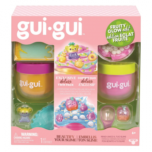 Gui Gui - Fruity Glow Deluxe Twin Pack i gruppen LEGETØJ / Skab & mal hos Spelexperten (30722)