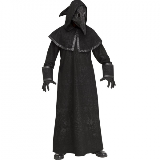 Plague Doctor Costume - One Size i gruppen LEGETØJ / Maskerade / Halloween / Maskerade kostumer / Masquerade kit hos Spelexperten (31-134874)