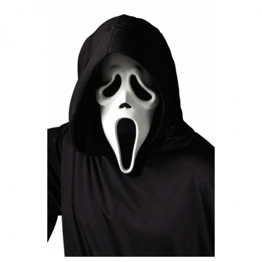 Ghost Face Mask med Huva i gruppen LEGETØJ / Rollespil / Klæde sig ud hos Spelexperten (31-9206S)