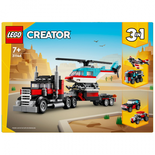 LEGO Creator -  Blokvogn med helikopter i gruppen LEGETØJ / LEGO / LEGO Creator hos Spelexperten (31146)