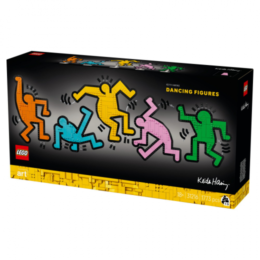 LEGO Art - Keith Haring Dansende figurer i gruppen LEGETØJ / LEGO / LEGO Art hos Spelexperten (31216)