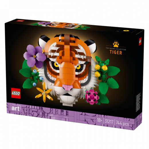 LEGO Art - Faunasamlingen Tiger i gruppen LEGETØJ / LEGO / LEGO Art hos Spelexperten (31217)