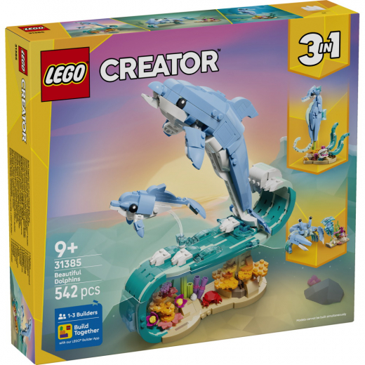 LEGO Creator - Havdyr: Smukke Delfiner i gruppen LEGETØJ / LEGO / LEGO Creator hos Spelexperten (31385)