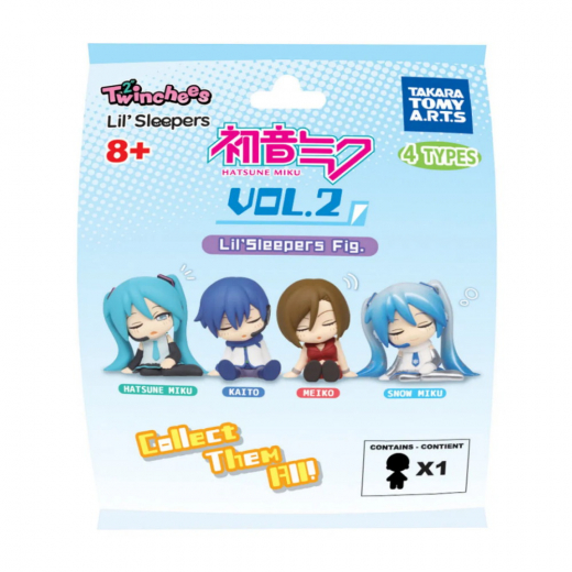 Twinchees Hatsune Miku Lil’ Sleepers Figs Vol 2 i gruppen LEGETØJ / Collectibles hos Spelexperten (314-802601)